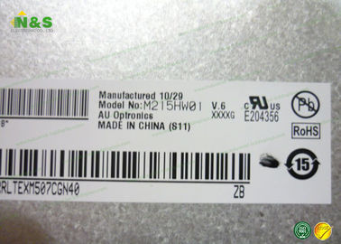 Panneau normalement blanc d'affichage à cristaux liquides d'AUO, écran industriel d'affichage à cristaux liquides de M215HW01 V6 pour le moniteur de bureau