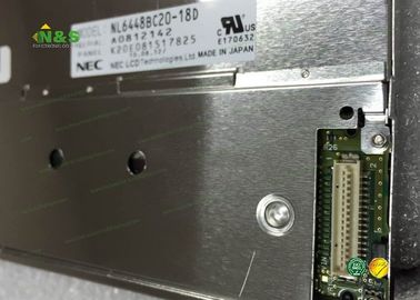 6,5 affichage industriel de NEC de pouce NL6448BC20-18D normalement blanc avec 132.48×99.36 millimètre