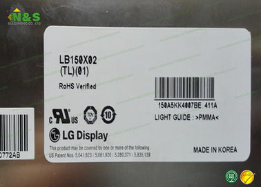 Panneau d'affichage à cristaux liquides de l'atterrisseur LB150X02-TL01, ordinateur portable 1024×768 d'affichage d'affichage à cristaux liquides de PC de 15,0 pouces