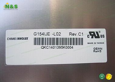 G154IJE - Réparation d'affichage d'affichage à cristaux liquides de L02 Innolux avec la résolution de 1280*800 WXGA