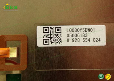 Pouce pointu anti-éblouissant LCM 800×480 650 16.7M WLED TTL du panneau 8,0 de l'affichage à cristaux liquides LQ080Y5DW01