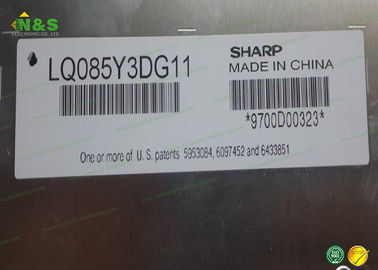 Pouce pointu LCM 800×480 du panneau 8,5 de l'affichage à cristaux liquides LQ085Y3DG11