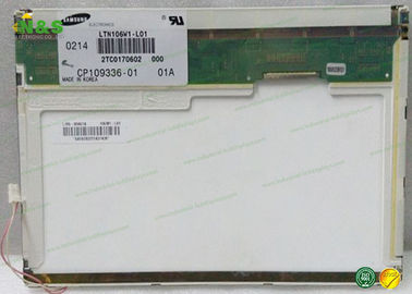 10,6 avancez le panneau petit à petit normalement blanc LTN106W1-L01 d'affichage à cristaux liquides de Samsung avec 230.4×138.24 millimètre